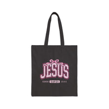 Load image into Gallery viewer, Jesus Saves Canvas Tote Bag