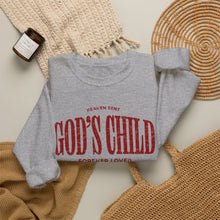 Load image into Gallery viewer, God's Child Crewneck Sweatshirt – "God's Child" Forever Loved Christian Pullover
